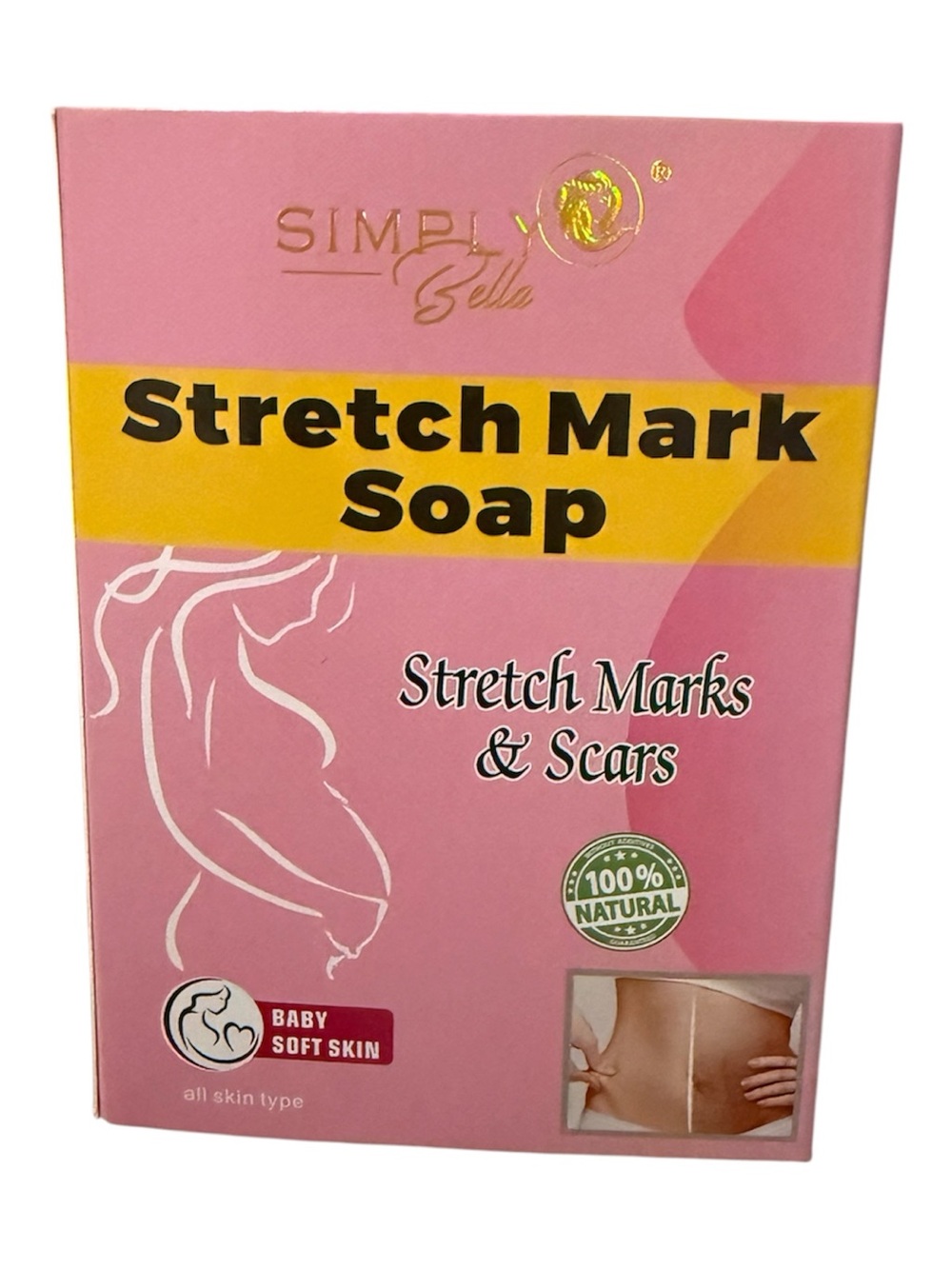 Simply Belle Stretch Mark Soap Bar for Marks & Scars